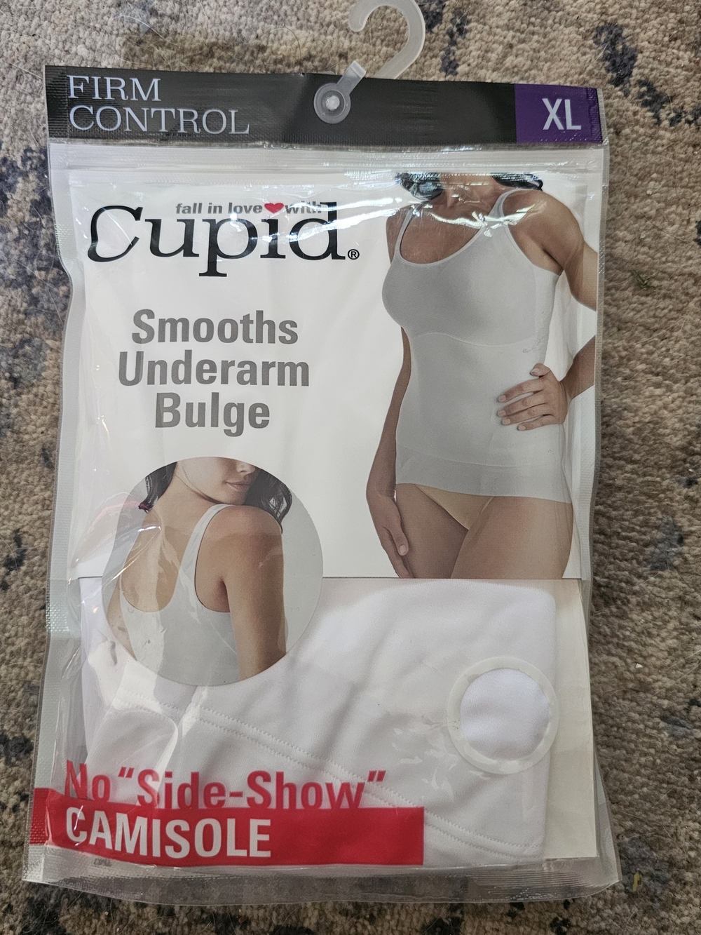 Cupid White Firm-Control No-Side-Show Camisole